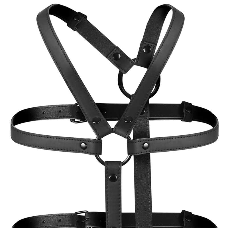 FETISH SUBMISSIVE BONDAGE - ADJUSTABLE HARNESS TORSO AND ARMS - Bild 4