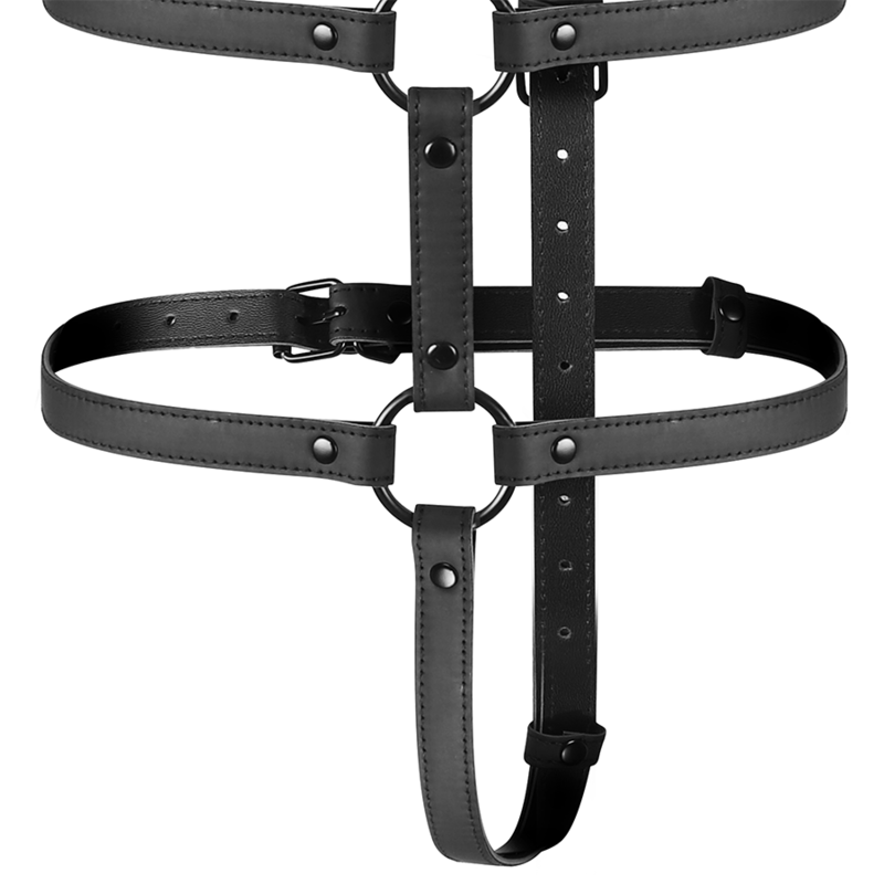 FETISH SUBMISSIVE BONDAGE - ADJUSTABLE HARNESS TORSO AND ARMS - Bild 5