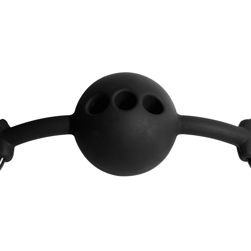 FETISH SUBMISSIVE BONDAGE - BREATHABLE SILICONE BALL GAG - Bild 4