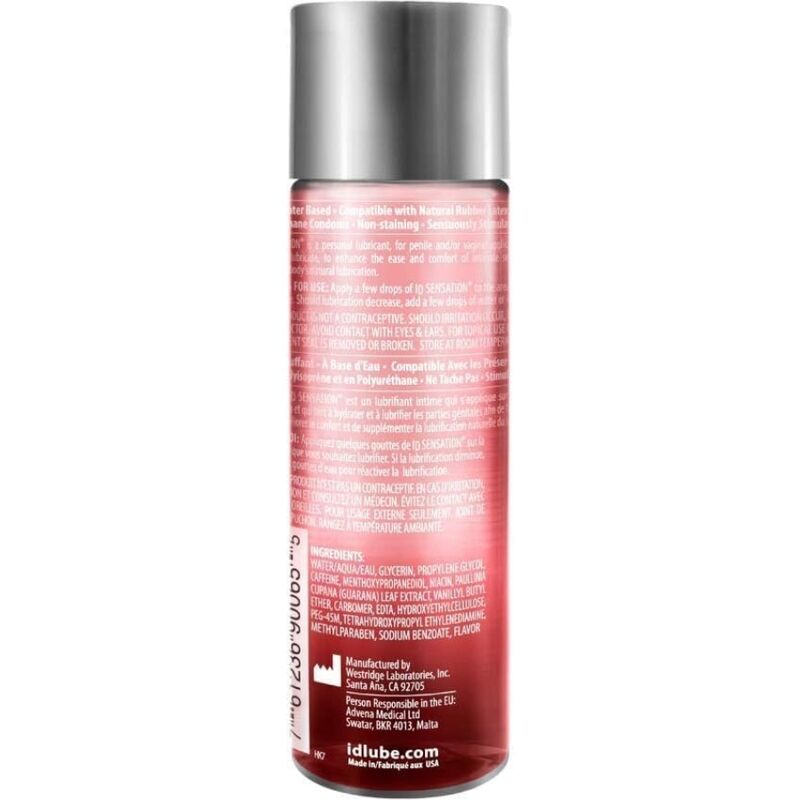ID SENSATION - WATER BASED LUBRICANT WITH HEAT EFFECT 250 ML - Bild 3