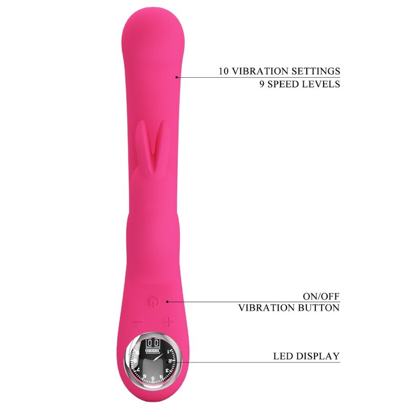 PRETTY LOVE - LAMAR RABBIT VIBRATOR & PINK G-SPOT - Bild 7