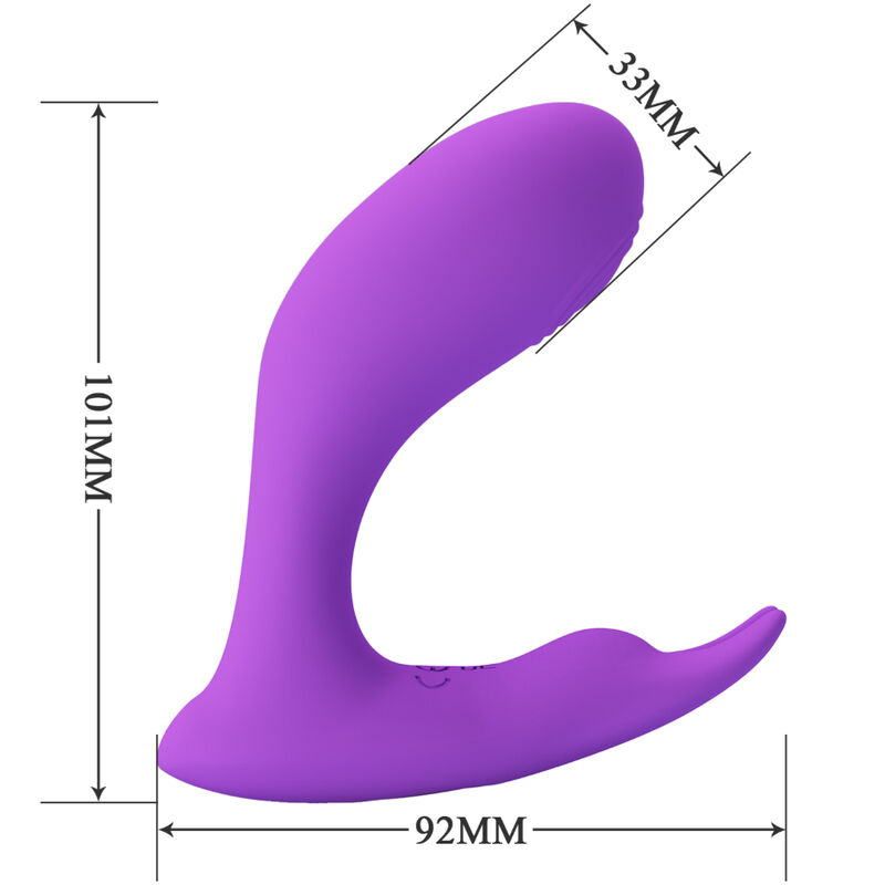 PRETTY LOVE - IDABELLE VIBRATION & PULSATION REMOTE CONTROL VIOLET - Bild 4