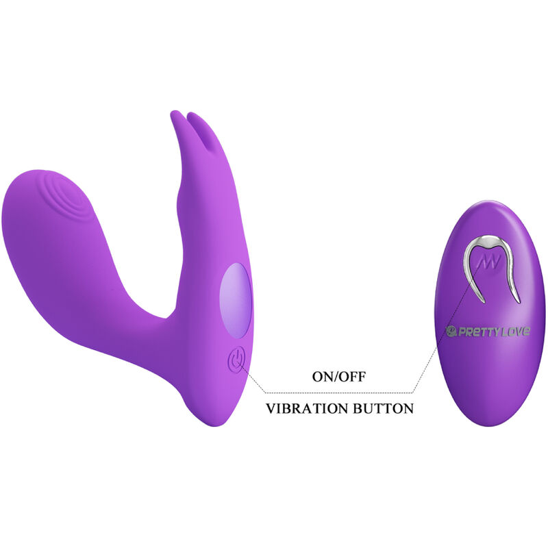 PRETTY LOVE - IDABELLE VIBRATION & PULSATION REMOTE CONTROL VIOLET - Bild 6