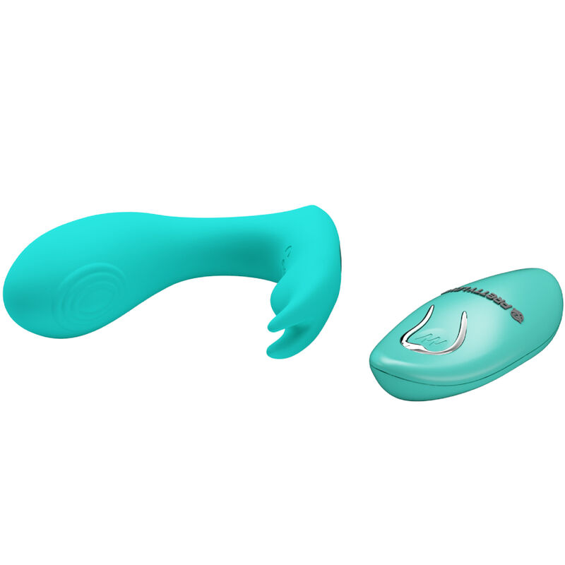 Alternative view of PRETTY LOVE - IDABELLE VIBRATION & PULSATION REMOTE CONTROL BLUE