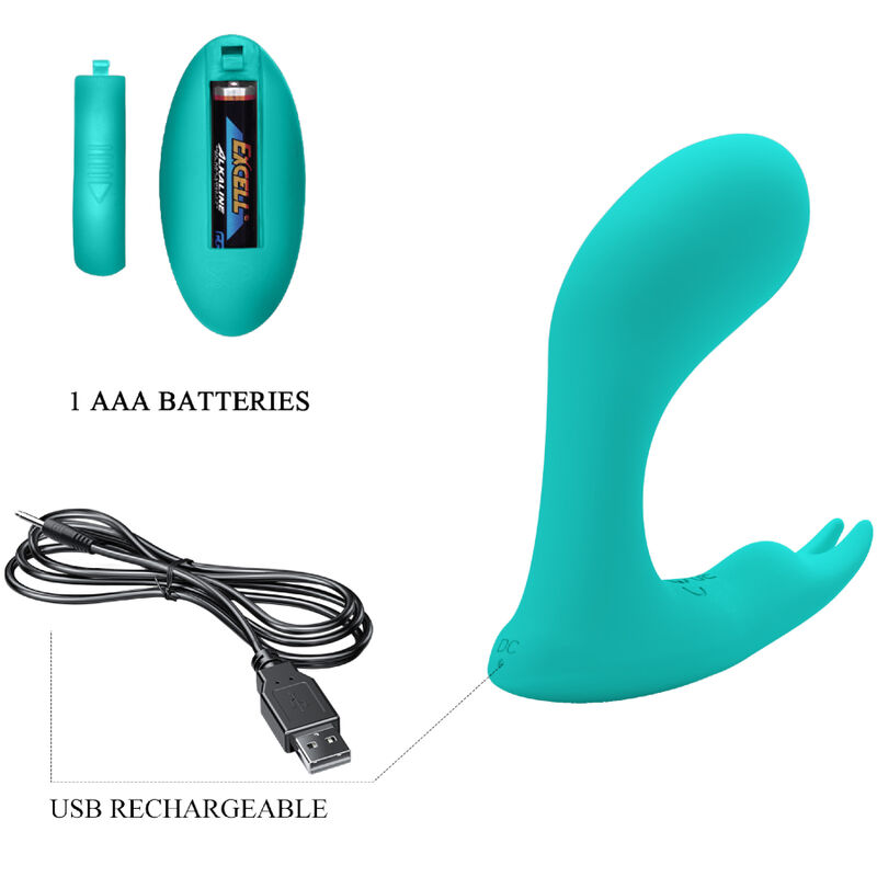 PRETTY LOVE - IDABELLE VIBRATION & PULSATION REMOTE CONTROL BLUE - Bild 6