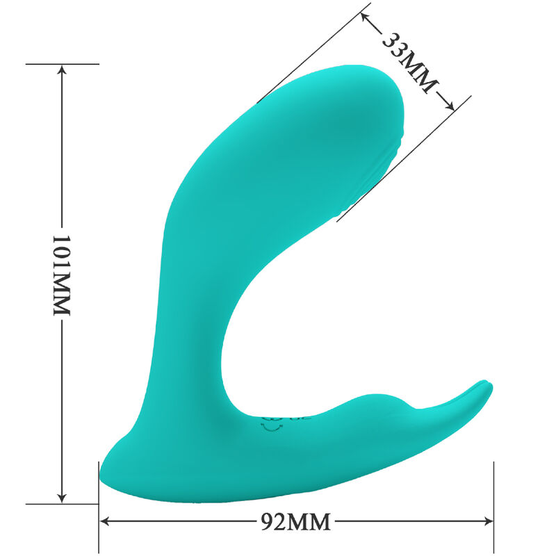 PRETTY LOVE - IDABELLE VIBRATION & PULSATION REMOTE CONTROL BLUE - Bild 5