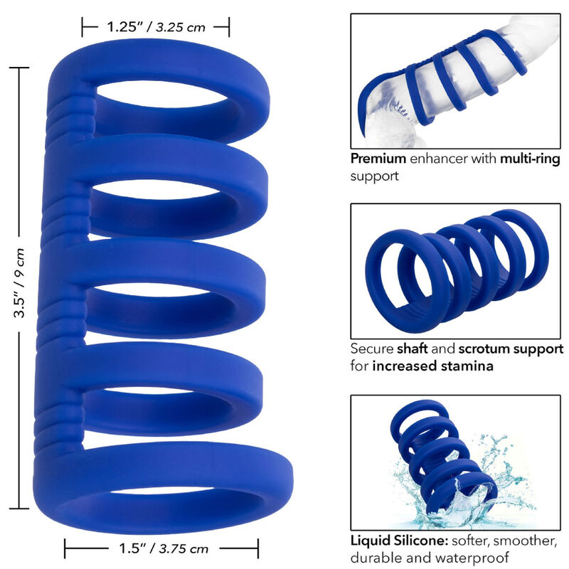 CALEXOTICS - ADMIRAL XTREME CAGE BLUE - Bild 3