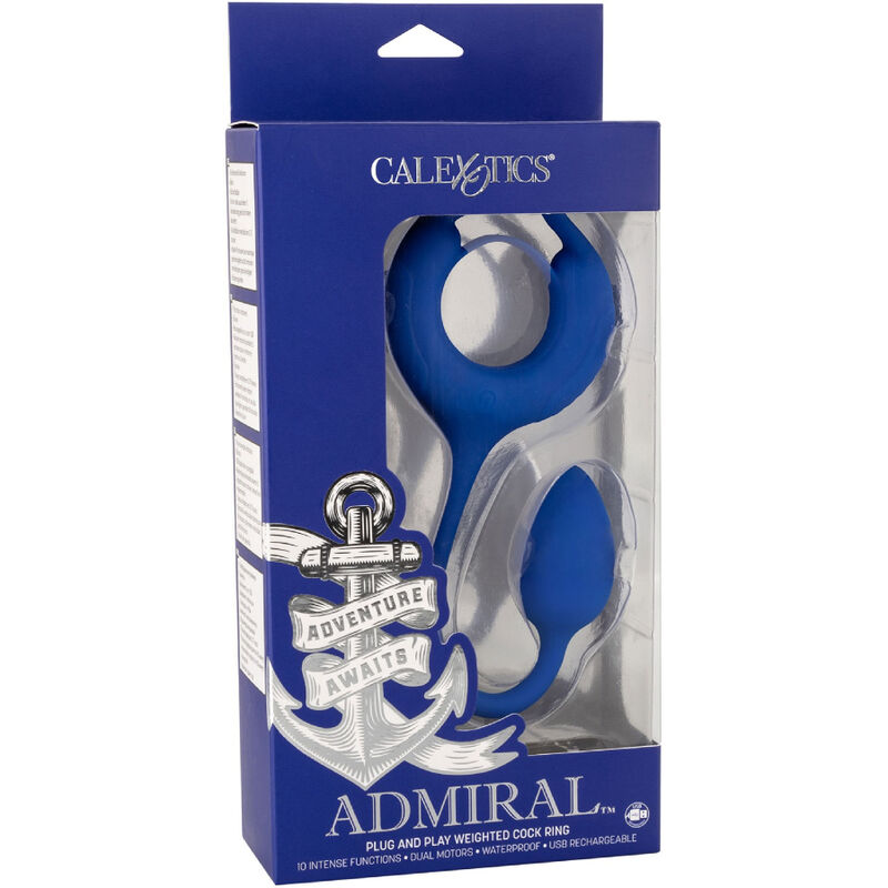 CALEXOTICS - ADMIRAL WEIGHTED COCK RING BLUE - Bild 3