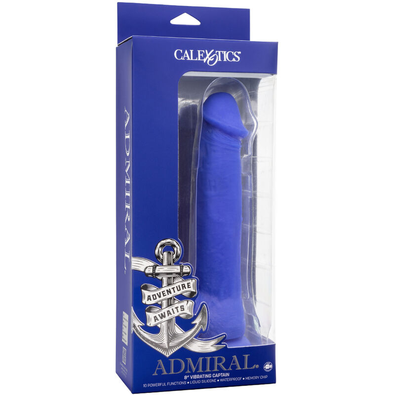 CALEXOTICS - ADMIRAL CAPTAIN REALISTIC DILDO VIBRATOR BLUE - Bild 5