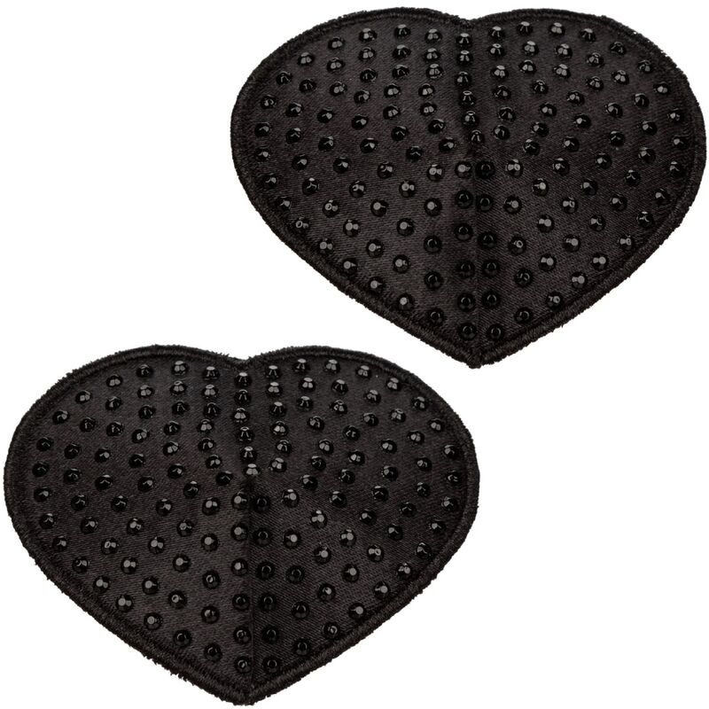Alternative view of CALEXOTICS - RADIANCE HEART-SHAPED JEWEL NIPPLE SHIELDS