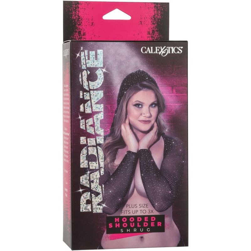 CALEXOTICS - RADIANCE HOODED SHOULDER SHRUG RHINE PLUS SIZE - Bild 4