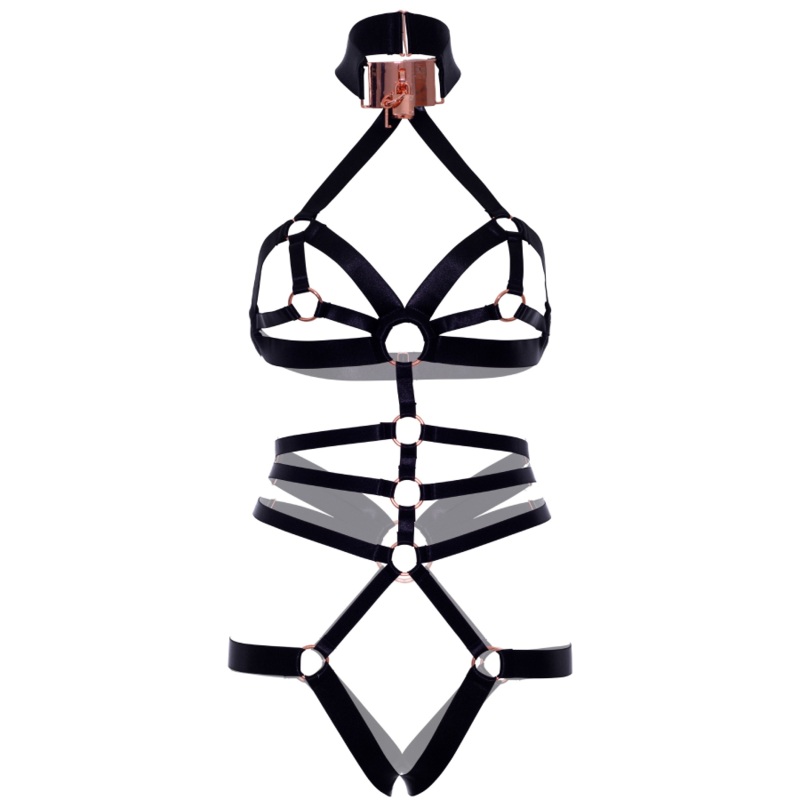 LEG AVENUE - CROTCHLESS ELASTIC BODY HARNESS - Bild 5