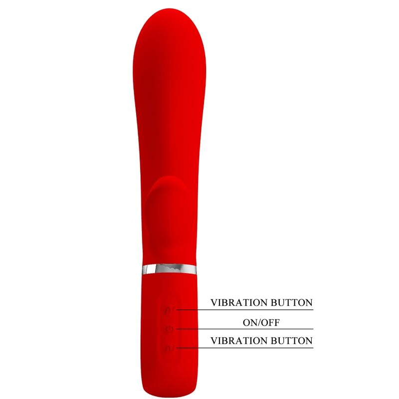 PRETTY LOVE - THOMAS MULTIFUNCTION G-SPOT VIBRATOR RED - Bild 7