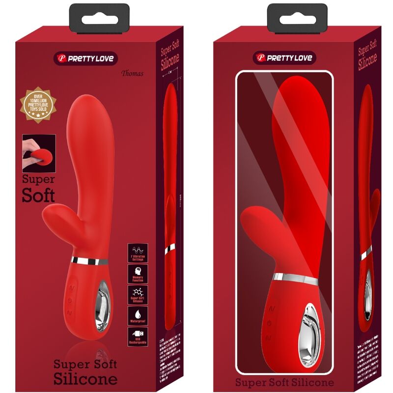 PRETTY LOVE - THOMAS MULTIFUNCTION G-SPOT VIBRATOR RED - Bild 6