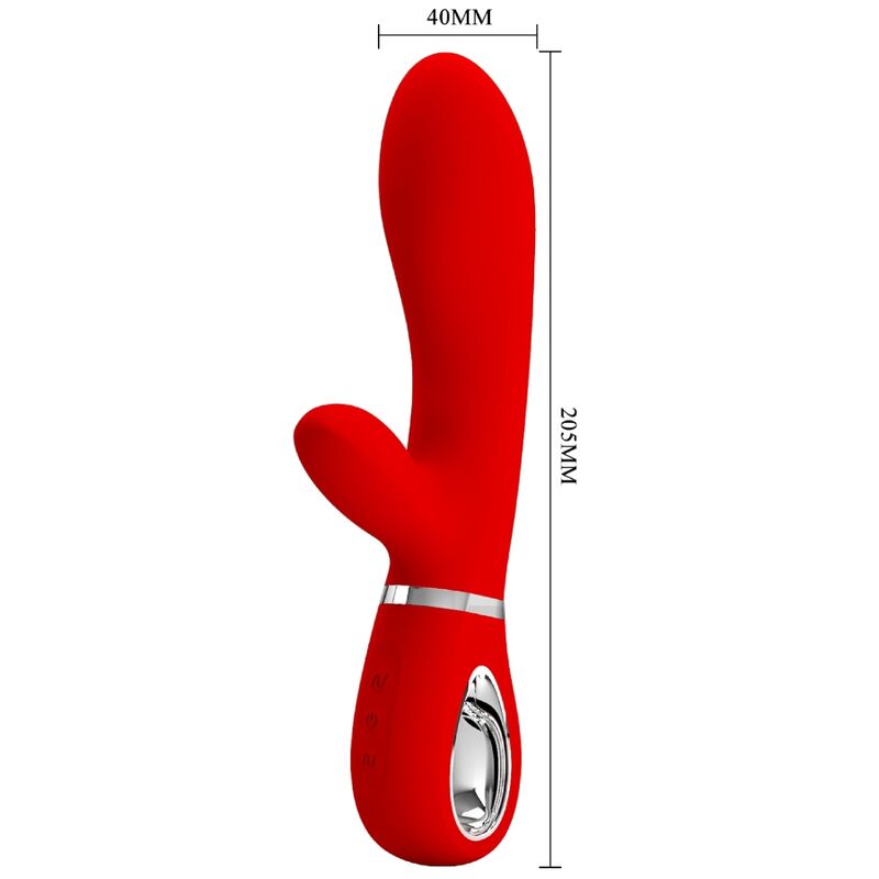 PRETTY LOVE - THOMAS MULTIFUNCTION G-SPOT VIBRATOR RED - Bild 4