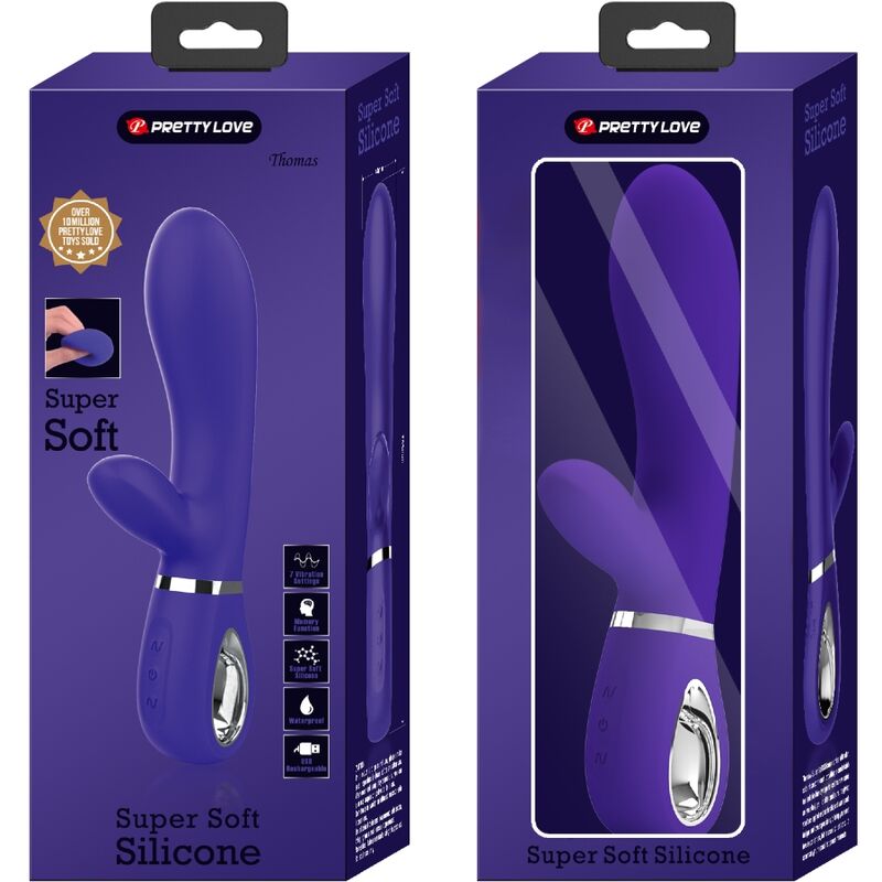 PRETTY LOVE - THOMAS MULTIFUNCTION G-SPOT VIBRATOR PURPLE - Bild 5