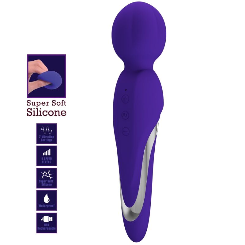 PRETTY LOVE - WALTER VIBRATOR WAND PURPLE - Bild 8