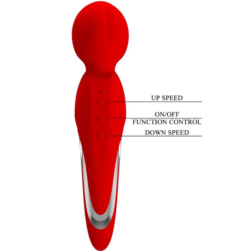 PRETTY LOVE - WALTER VIBRATOR WAND RED - Bild 6