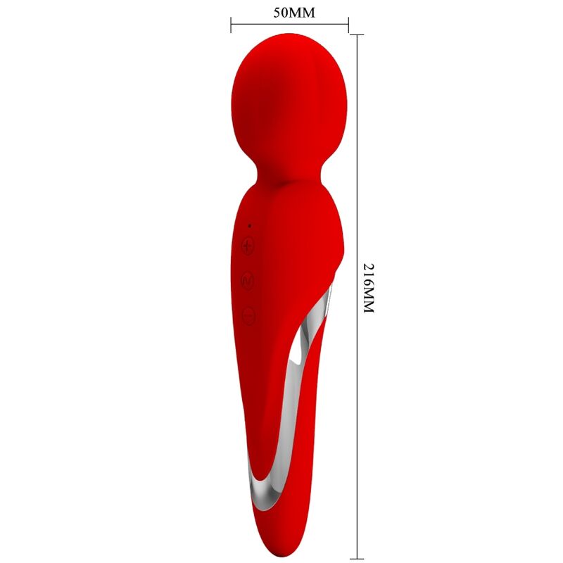 PRETTY LOVE - WALTER VIBRATOR WAND RED - Bild 3