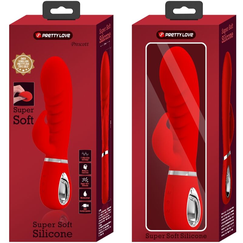 PRETTY LOVE - PRESCOTT MULTIFUNCTION G-SPOT VIBRATOR RED - Bild 5