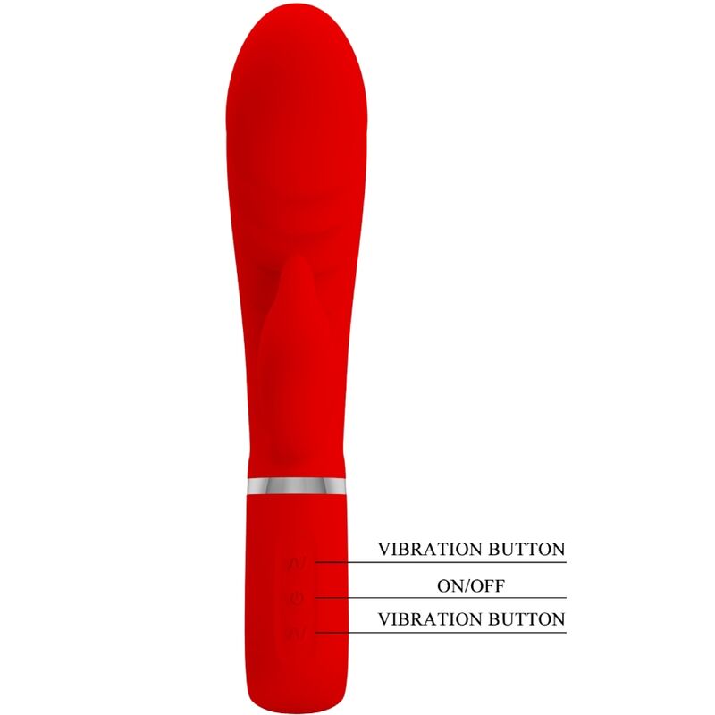 Alternative view of PRETTY LOVE - PRESCOTT MULTIFUNCTION G-SPOT VIBRATOR RED