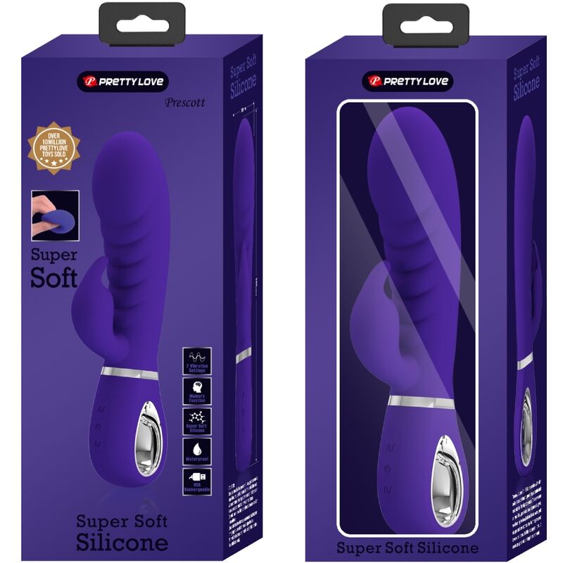 Alternative view of PRETTY LOVE - PRESCOTT MULTIFUNCTION G-SPOT VIBRATOR PURPLE