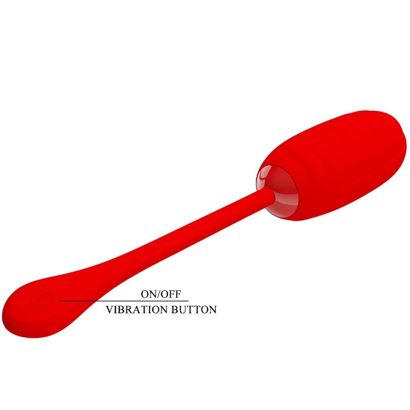 PRETTY LOVE - KIRK RECHARGEABLE VIBRATING EGG RED - Bild 7