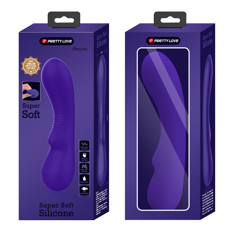 PRETTY LOVE - PRESCOTT RECHARGEABLE VIBRATOR PURPLE - Bild 9
