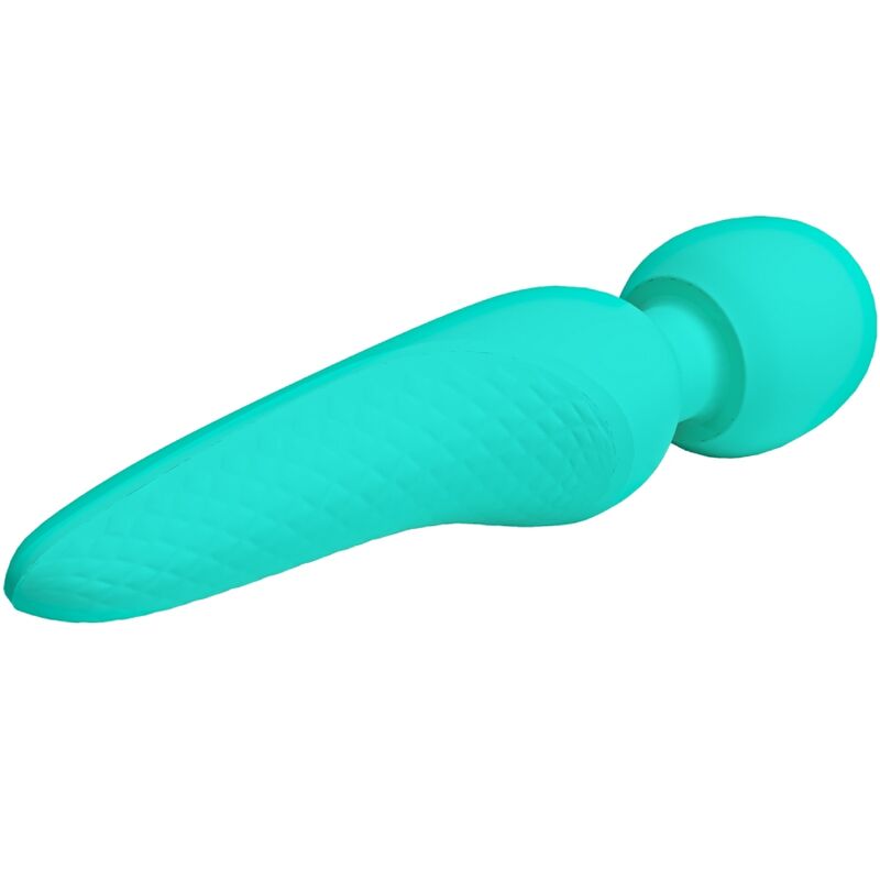 PRETTY LOVE - MEREDITH MASSAGER 12 VIBRATION MODES AQUA GREEN - Bild 6