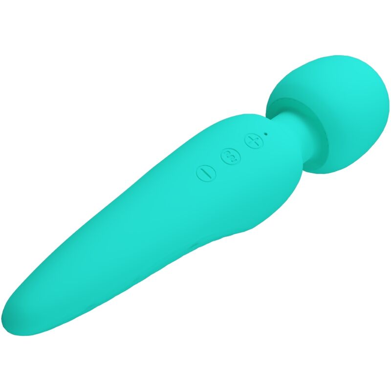 PRETTY LOVE - MEREDITH MASSAGER 12 VIBRATION MODES AQUA GREEN - Bild 3