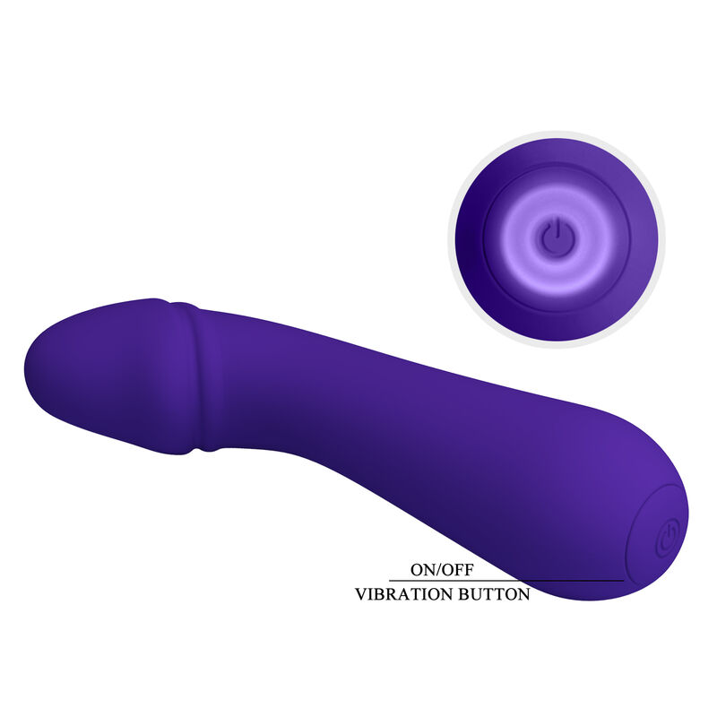 PRETTY LOVE - CETUS RECHARGEABLE VIBRATOR PURPLE - Bild 7