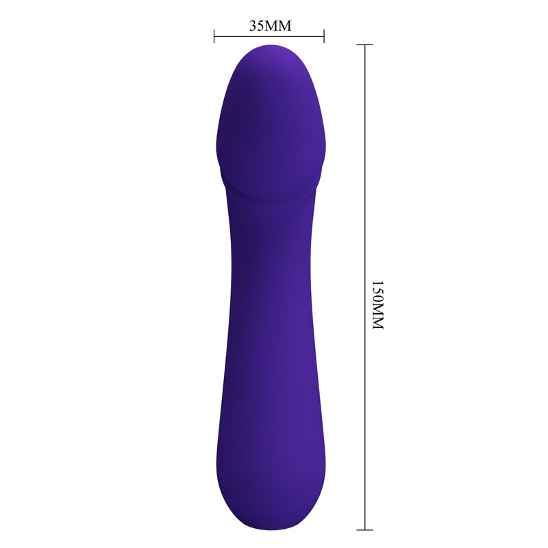 PRETTY LOVE - CETUS RECHARGEABLE VIBRATOR PURPLE - Bild 6