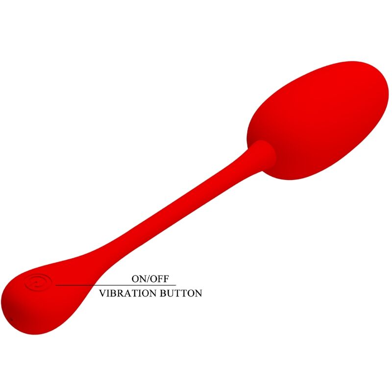 PRETTY LOVE - KNUCKER RED RECHARGEABLE VIBRATING EGG - Bild 7
