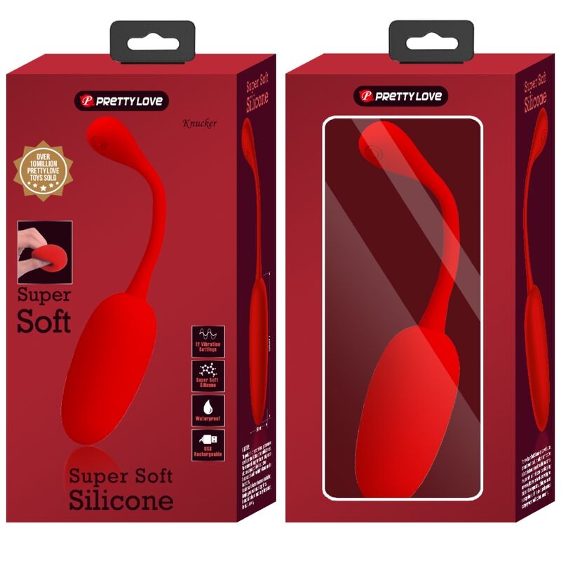 PRETTY LOVE - KNUCKER RED RECHARGEABLE VIBRATING EGG - Bild 9