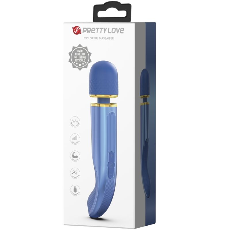 PRETTY LOVE - MASSAGER 7 VIBRATION MODES BLUE - Bild 10