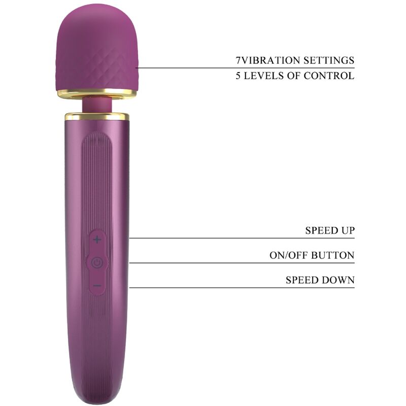 PRETTY LOVE - MASSAGER 7 VIBRATION MODES PURPLE - Bild 9