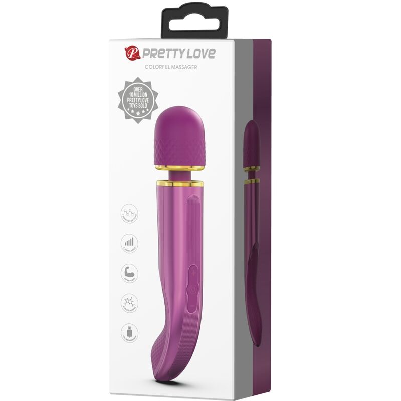 PRETTY LOVE - MASSAGER 7 VIBRATION MODES PURPLE - Bild 3
