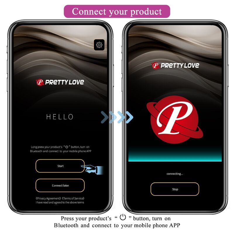 Alternative view of PRETTY LOVE - CATALINA VIBRATOR APP REMOTE CONTROL PURPLE