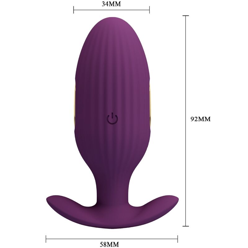 PRETTY LOVE - JEFFERSON APP CONTROLLED ANAL PLUG PURPLE - Bild 15