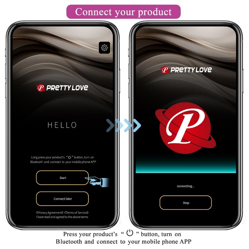 PRETTY LOVE - JEFFERSON APP CONTROLLED ANAL PLUG PURPLE - Bild 7