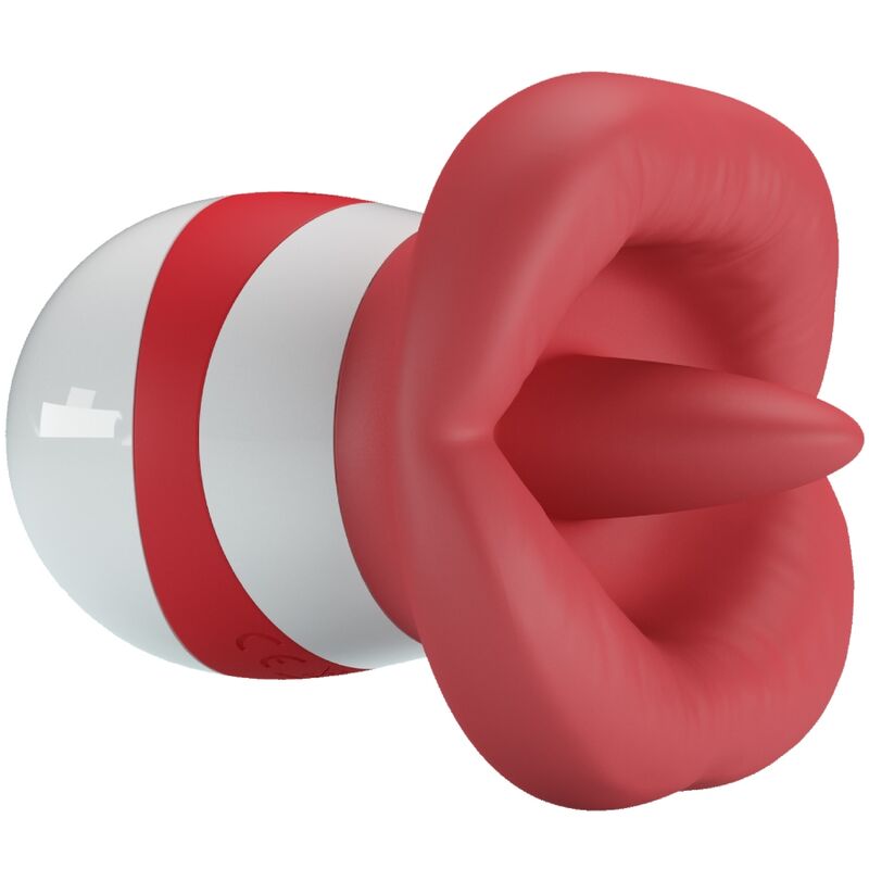 PRETTY LOVE - MINA TONGUE STIMULATOR LIGHT RED - Bild 3