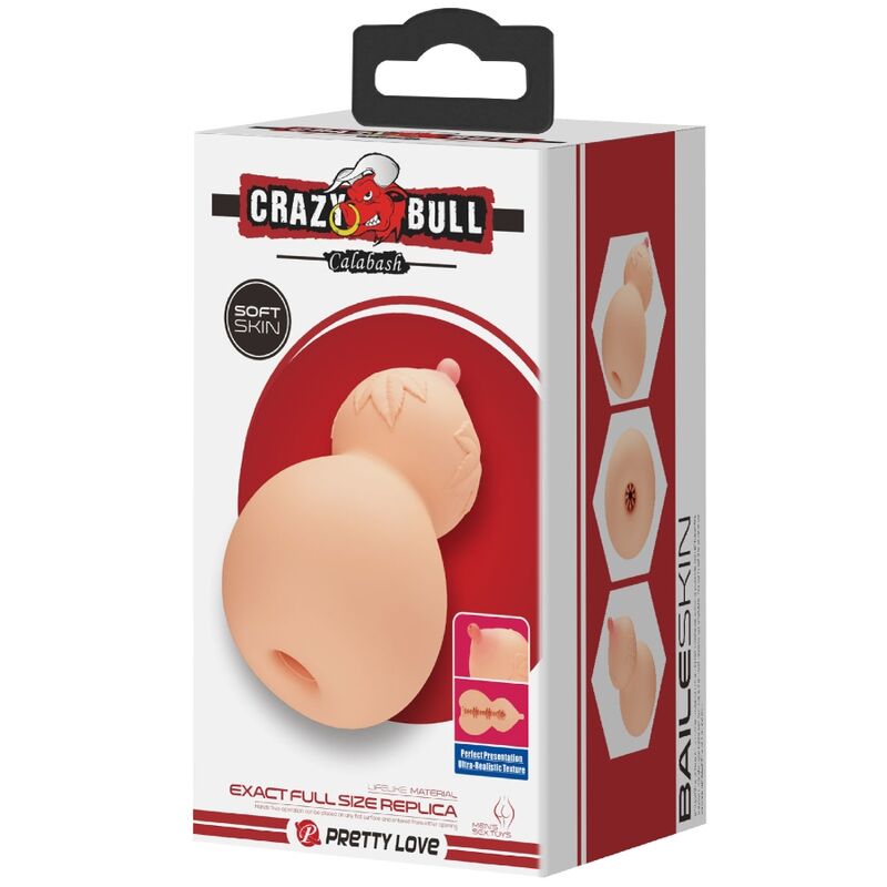 CRAZY BULL - CALABASH BREAST-SHAPED MASTUBADOR - Bild 7