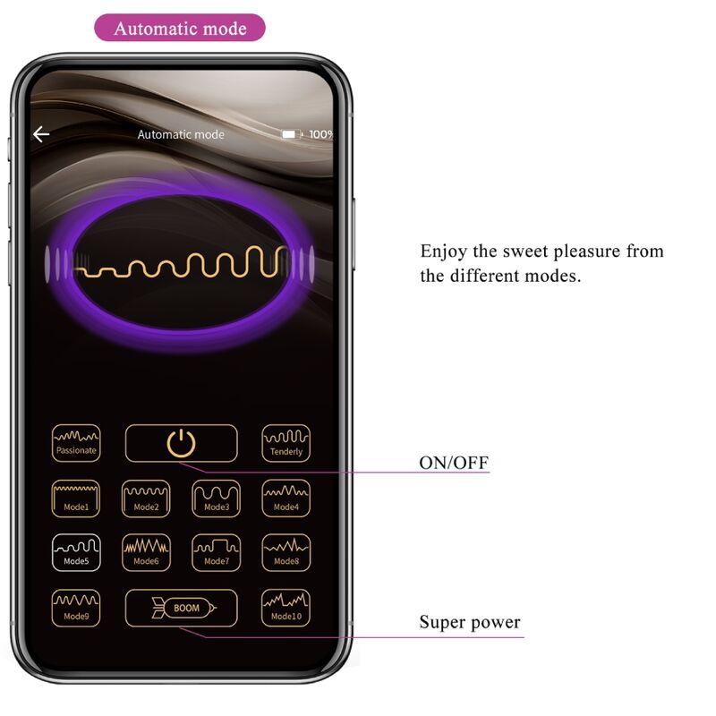 PRETTY LOVE - AUGUST REMOTE GLOBAL DOUBLE PLEASURE VIBRATOR - Bild 4