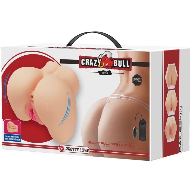 CRAZY BULL - REALISTIC VAGINA AND ANUS MILA VIBRATOR - Bild 9