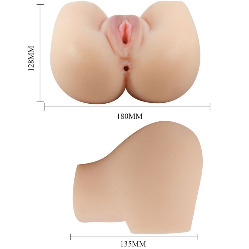 CRAZY BULL - REALISTIC VAGINA AND ANUS MILA VIBRATOR - Bild 6