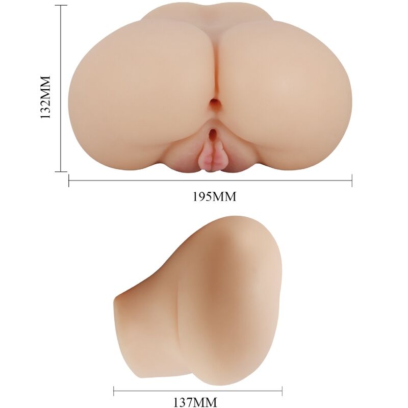 CRAZY BULL - REALISTIC VAGINA AND ANUS LUNA VIBRATOR - Bild 6
