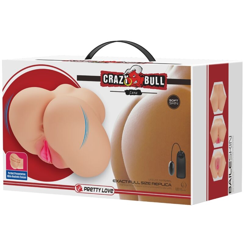 CRAZY BULL - REALISTIC VAGINA AND ANUS LUNA VIBRATOR - Bild 9