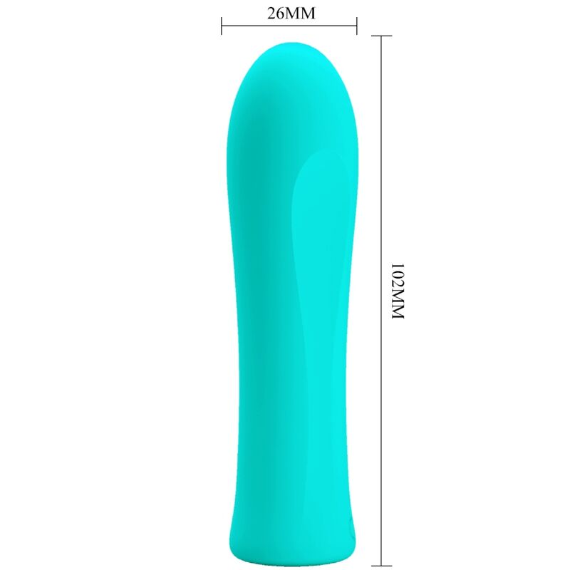 PRETTY LOVE - ALFREDA SUPER POWER VIBRATOR AQUA GREEN - Bild 8