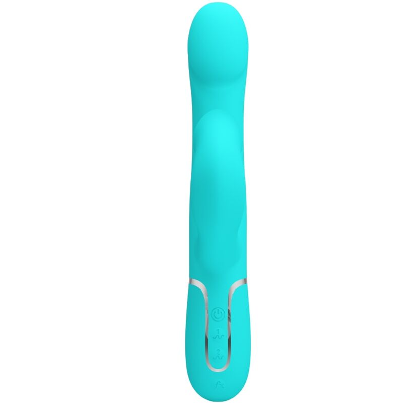 Alternative view of PRETTY LOVE - RABBIT VIBRATOR PEARLS AQUA GREEN