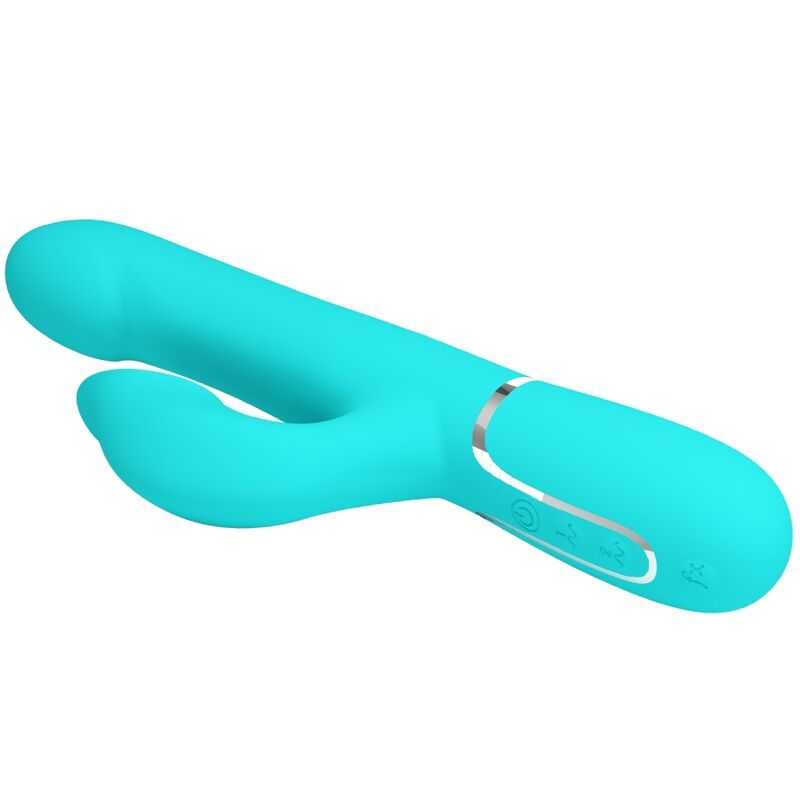 PRETTY LOVE - RABBIT VIBRATOR PEARLS AQUA GREEN - Bild 6